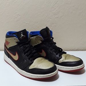 Black Gold Nike Air Jordans